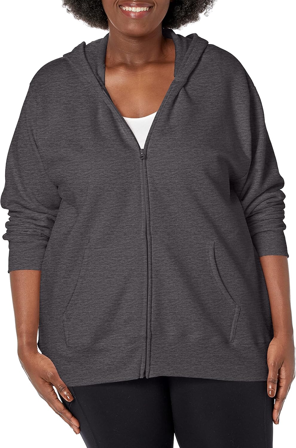 Plus Size Fce Full-Zip Women's Hoodie